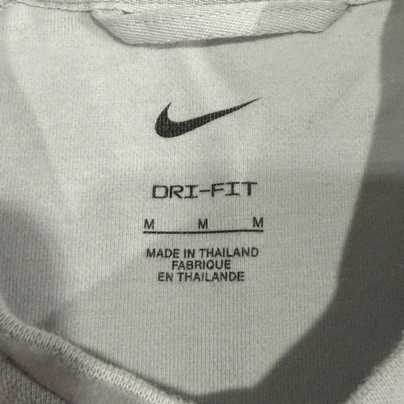Rare Malbon Golf x Nike Dri-Fit NGC Long Sleeve Pullover Photon Dust Gray Size M